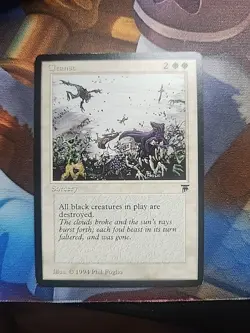 MTG Cleanse Legends Regular Rare Card Lp Banned Light Play Magic The Gathering - Image 1