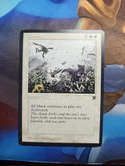 MTG Cleanse Legends Regular Rare Card Lp Banned Light Play Magic The Gathering - Image 1