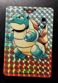 Blastoise Red Monsters Collection Carddass 003 Prism Japanese Pokemon Card B1 - Image 1