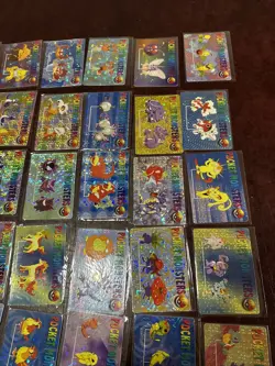 Pokemon Vintage Pocket Monsters Vending HOLO Prism Sticker (36 Cards) Charizard - Image 4