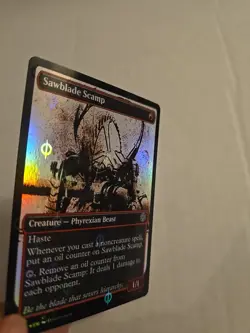 Sawblade Scamp Showcase Step-and-Compleat Foil 447 MTG ONE Common NP Foil - Image 1