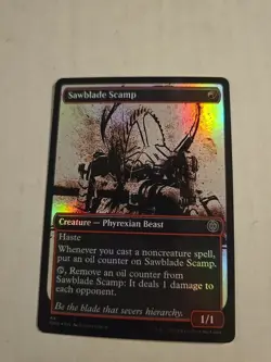 Sawblade Scamp Showcase Step-and-Compleat Foil 447 MTG ONE Common NP Foil - Image 2