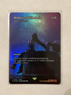 MTG Memories of Nibelheim - Stroke of Midnight (Showcase, Foil) (FCA) FFVII 0026 - Image 1