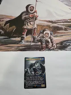 MTG - Blue, Loyal Raptor (Borderless) REX Regular Rare #0008 - Image 2