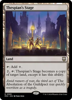 MTG Thespian's Stage [Modern Horizons 3 Commander] Near Mint - Image 1