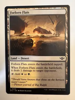 x1 Forlorn Flats OTJ MTG 258 COMMON - Image 1