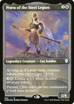 1x Prava of the Steel Legion (Foil Etched) - NM - Commander Legends - mtg - Image 1