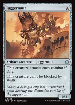 Magic the Gathering MTG - Juggernaut - Foundations - NM - Image 1