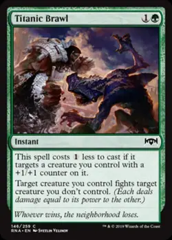 Titanic Brawl - Near Mint MTG Ravnica Allegiance - Image 1