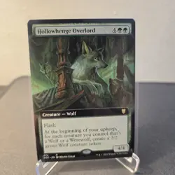 MTG Hollowhenge Overlord 74 Extended Art Regular Rare Crimson Vow VOC - Image 1