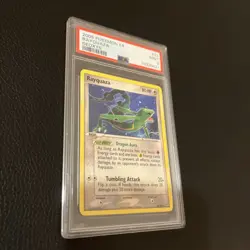 Pokemon PSA 9 MINT Rayquaza 22/107 EX Deoxys Non Holo Rare 2005 - Image 4