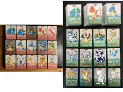 BANDAI Pokemon Carddass Red 153 Types + Green 153 Types Cards Full Complete Set - Image 1