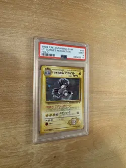 1998 Pokemon Gym Leaders Stadium JPN #82 Lt. Surge's Magneton HOLO PSA 9 MINT - Image 2