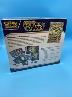 Pokemon Scarlet & Violet Surging Sparks ETB Elite Trainer Box Factory Sealed - Image 2