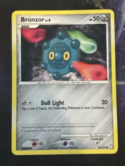 Bronzor - 74/123 - Common MP English Pokemon Mysterious Treasures - Image 1