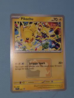 Pikachu “Winner” Promo 2025 World Championships SVP EN 225 Pokemon Worlds - Image 1