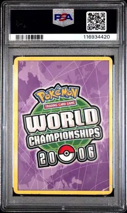 2006 POKEMON WORLD CHAMPIONSHIPS PROMO MEWTRICK #101 MANECTRIC EX PSA 2 - Image 2