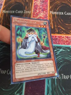Yugioh Mathematician DRLG-EN023 Secret Rare 1st Edition Near Mint - Image 2
