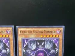 Caius the Shadow Monarch SR01-EN004 Common x2 MP YUGIOH! - Image 3