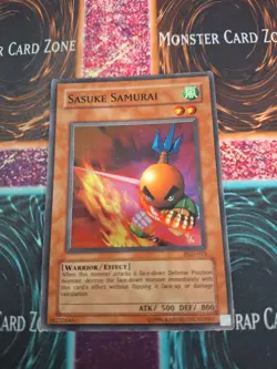 Yugioh Sasuke Samurai PGD-015 Super Rare Unlimited Moderately Played - Image 1