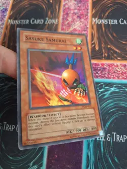 Yugioh Sasuke Samurai PGD-015 Super Rare Unlimited Moderately Played - Image 2