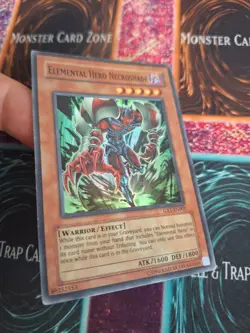 Yugioh Elemental Hero Necroshade GX1-EN001 Super Rare Unlimited NM/LP - Image 2