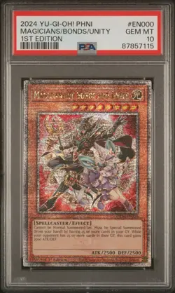 Magicians of Bonds and Unity Yugioh AGOV-EN046 Quarter Century Secret 1st PSA 10 - Image 1