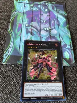 Yugioh 1x Gagagaga Girl DUAD-EN043 Duelist's Advance Secret Rare 1st Ed NM - Image 1