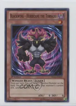 Blackwing - Hurricane the Tornado 1st Ed. YuGiOh Dragons of Legend #DRLG-EN029 - Image 1