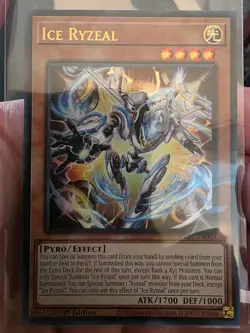 Yugioh Ice Ryzeal CRBR-EN003 Ultra Rare 1st Ed NM English - Image 1