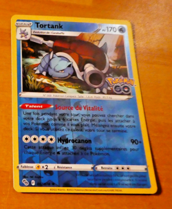 POKEMON GO FRANCAISE CARD REVERSE HOLO CARTE TORTANK 017/078 FR JCC NM 2022 - Image 1
