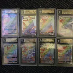 Pokemon Graded Card Big Hit RAINBOW Collection Ultra Rare #8 Cards BGS PSA - Image 1