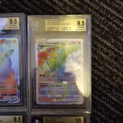 Pokemon Graded Card Big Hit RAINBOW Collection Ultra Rare #8 Cards BGS PSA - Image 4