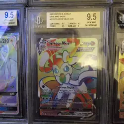 Pokemon Graded Card Big Hit RAINBOW Collection Ultra Rare #8 Cards BGS PSA - Image 5