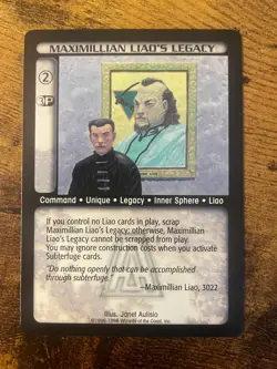 Battletech CCG TCG Card Game Rare Arsenal Expansion Magi - Image 1