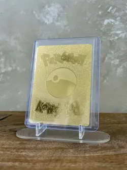 Mewtwo & Mew GX TAG TEAM Gold Foil Fan Art Card 71/236 NM Pokemon - Image 4