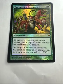 Beastmaster Ascension Zendikar Foil 159/249 2009 Magic: The Gathering Card NM - Image 5