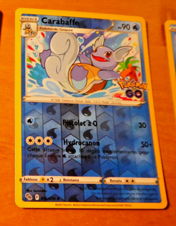 POKEMON GO FRANCAISE CARD REVERSE HOLO CARTE CARABAFFE 016/078 FR JCC NM 2022 - Image 1
