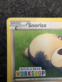 Pokemon Card Snorlax 80/106 Build-A-Bear Workshop Stamped Promo - Image 5