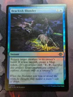 Brackish Blunder - LCI - 0046 - MTG - TCG Card - FOIL - Image 1