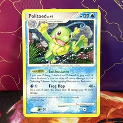 Politoed Holo Rare Pokemon TCG Card 12/146 Legends Awakened - Image 1