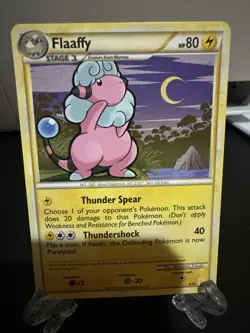 Pokemon Card - Flaaffy - Promo (3/30) HGSS Raichu Trainer Kit *LP* - Image 1