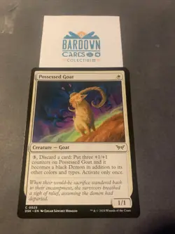 MTG DuskMourn: House Of Horror Possessed Goat (Near Mint) - Image 1