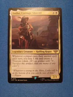 Lotho Corrupt Shirriff Lord of the Rings NM Magic MTG - Image 1