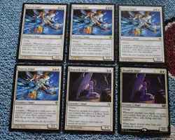 MTG 6x White Rare Angels Ameria Angel & Requiem Angel - Image 1