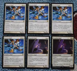 MTG 6x White Rare Angels Ameria Angel & Requiem Angel - Image 2