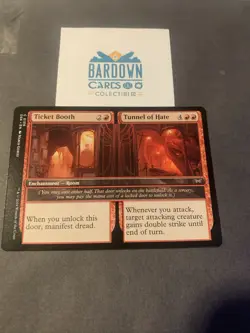 1x Ticket Booth Tunnel of Hate NM Eng MTG - Duskmourn: House of Horror - Image 1