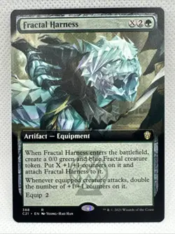 MTG - Fractal Harness (Extended Art) Commander 2021 Regular NM Pack Fresh - Image 1