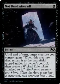 MTG Not Dead After All Foil Wilds of Eldraine NM C Magic - Image 1