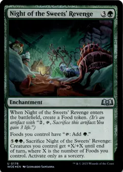 MTG Night of the Sweets' Revenge Foil Wilds of Eldraine NM U Magic - Image 1